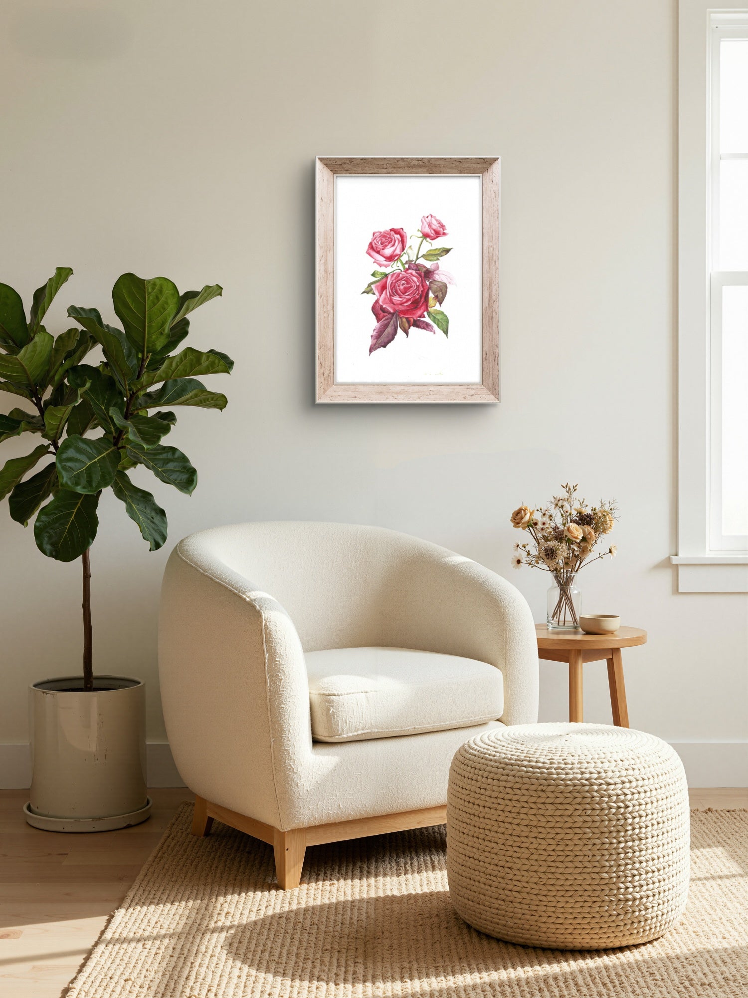 Rose Study in Blush - Limited Edition Giclée Print – Jac Ward Art